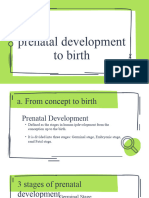 Prenatal Development 