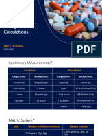 Study Guide Drug Calculation