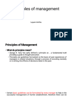 Principles of Management: Layam Anitha