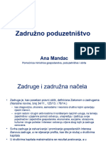 Zadružno Poduzetništvo PM Mandac Selce 14 12 2017