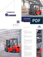 01 A Series 1.0 3.8t Internal Combustion Counterbalanced Forklift Truck - Compressed - Compressed