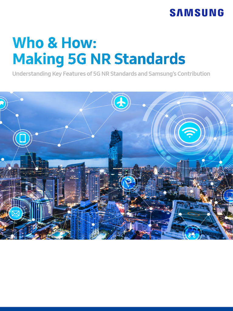 White Paper - Who and How - Making 5g NR Standards | PDF | 3 G | 4 G