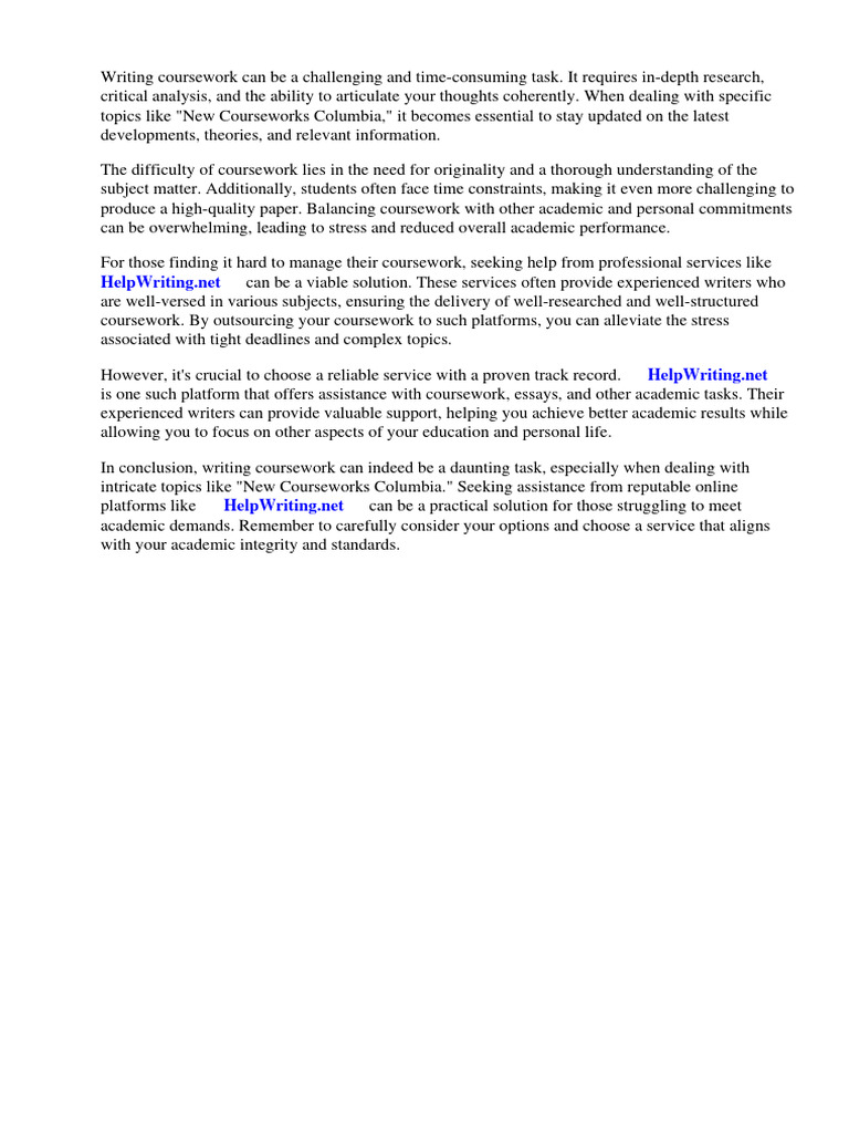 New Courseworks Columbia | PDF | Educational Technology