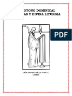 Octotono Dominical Vísperas y Divina Liturgia