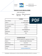 Cahier de Stage Obligatoire