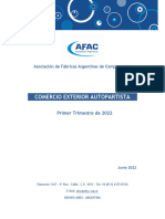 AFAC - Comercio Exterior Autopartista (Jun 2022)