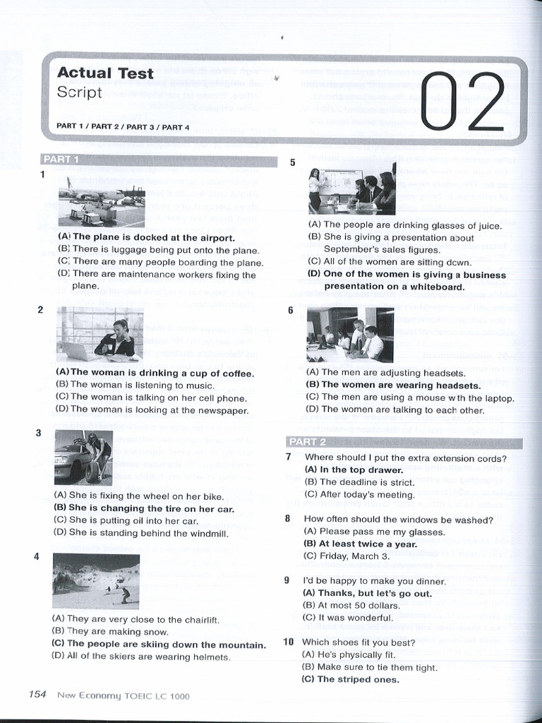 Script Test 2 Listening Eco | PDF
