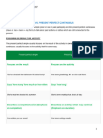 LENGUA 2 RECURSO GRAMMAR Present Perfect Simple Vs Continuous