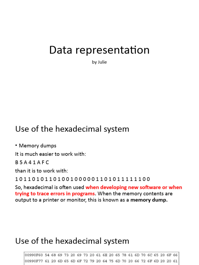 Hexadecimal and BCD in Data Representation | PDF | Art | Technology ...