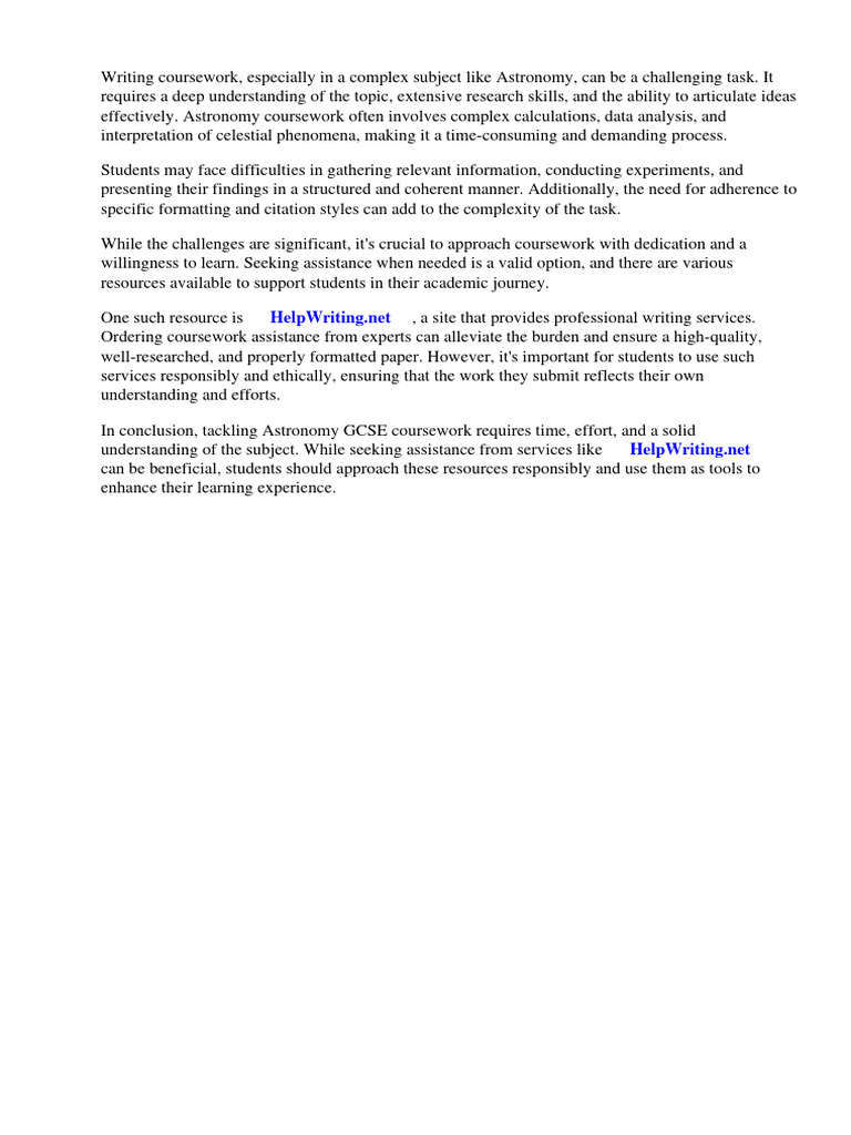 Astronomy Gcse Coursework Example | PDF | Google Play | Http Cookie