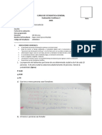 EVALUACIÓN Estadistica