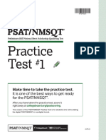 Psat Nmsqt Practice Test #1