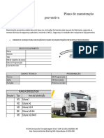 Plano de Manutenção Caminhão