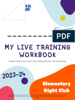 Virtual Live Training Staff Workbook