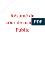 Résumé Du Cours de Marché