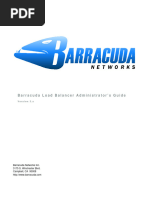 Barracuda Load Balancer Administrator S Guide