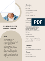 Harry Sparkes: Personal Assistant