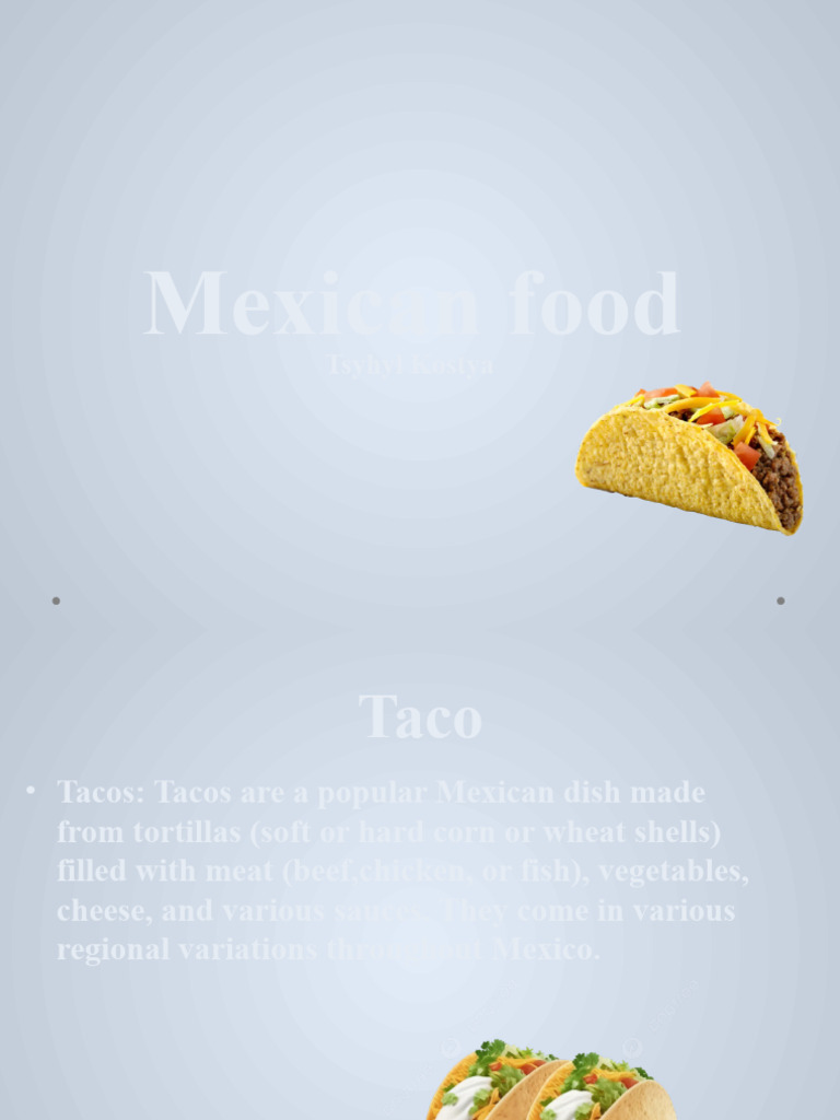 Mexican Food | PDF