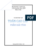 Tài Liệu Học Tập - toán Cao Cấp - giải Tích