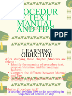 Ppt-Procedure Text Manual and Tip - Ok