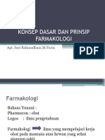 Konsep Dasar Dan Prinsip Farmakologi