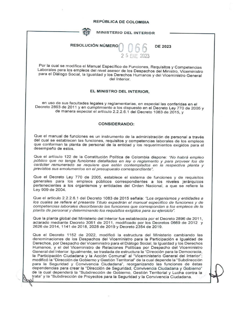 Res. 0066 de 2022 | PDF