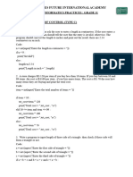 Flow of Control - Type C Answers