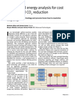 Process and Energy Analysis For Cost Savings and CO Reduction