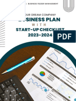 Business Plan With Start-Up Checklist - Business Feeder