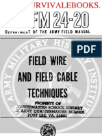 1960 US Army Vietnam War Field Wire & Field Cable Techniques 289p