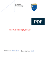 Digestive System Physiology