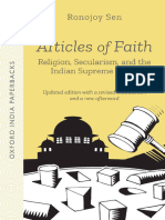 Ronojoy Sen Articles of Faith Religion, Secularism, and The Indian
