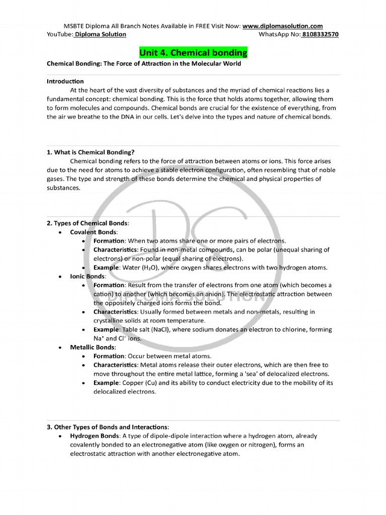 Basic Science 4 | PDF