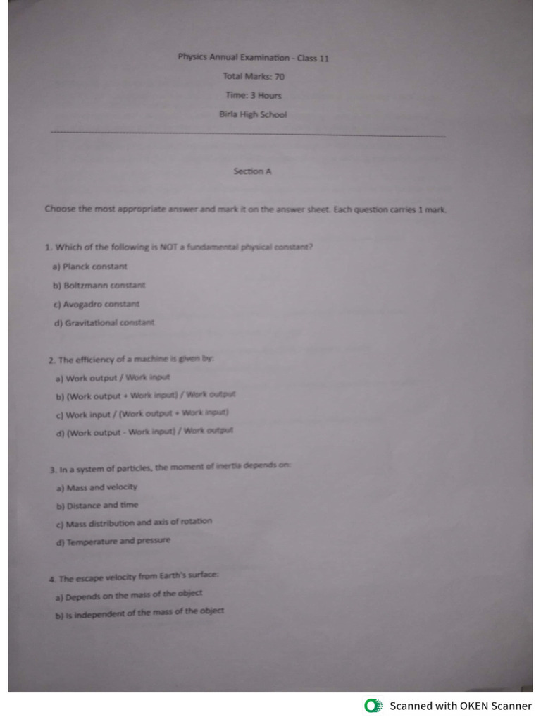 Physics 11TH | PDF