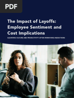 Solution Brief The Impact of Layoffs Employee Sentiment and Cost Implications