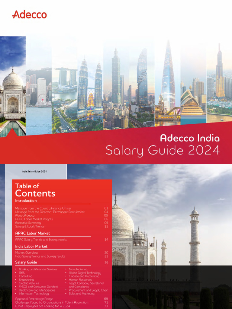 India Salary Guide 2024 Download Free PDF Cost Of Living Employment