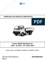 Porter MAXXI Multitech E4 2010 - E5 2013 - E5+ 2014-2015