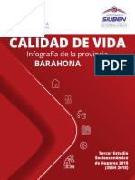 Infografía de La Provincia Barahona, Tercer Estudio Socioeconómico de Hogares 2018 (3ESH 2018)