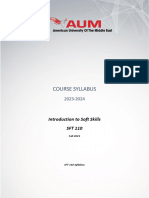 SFT110 Syllabus - Fall 2023-Hasah.F6