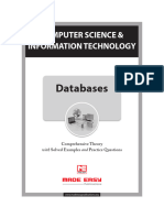 Databases: Computer Science & Information Technology