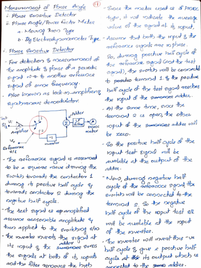 Measurement Of Phase Angle And Frequency Pdf Frequency