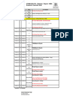 Academic Calendar Year 2022 (Jan - May) Student