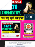 70/70 Chemistry Strategy