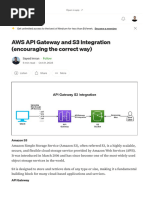 AWS API Gateway and S3 Integration (Encouraging The Correct Way) - by Sayed Imran - Medium