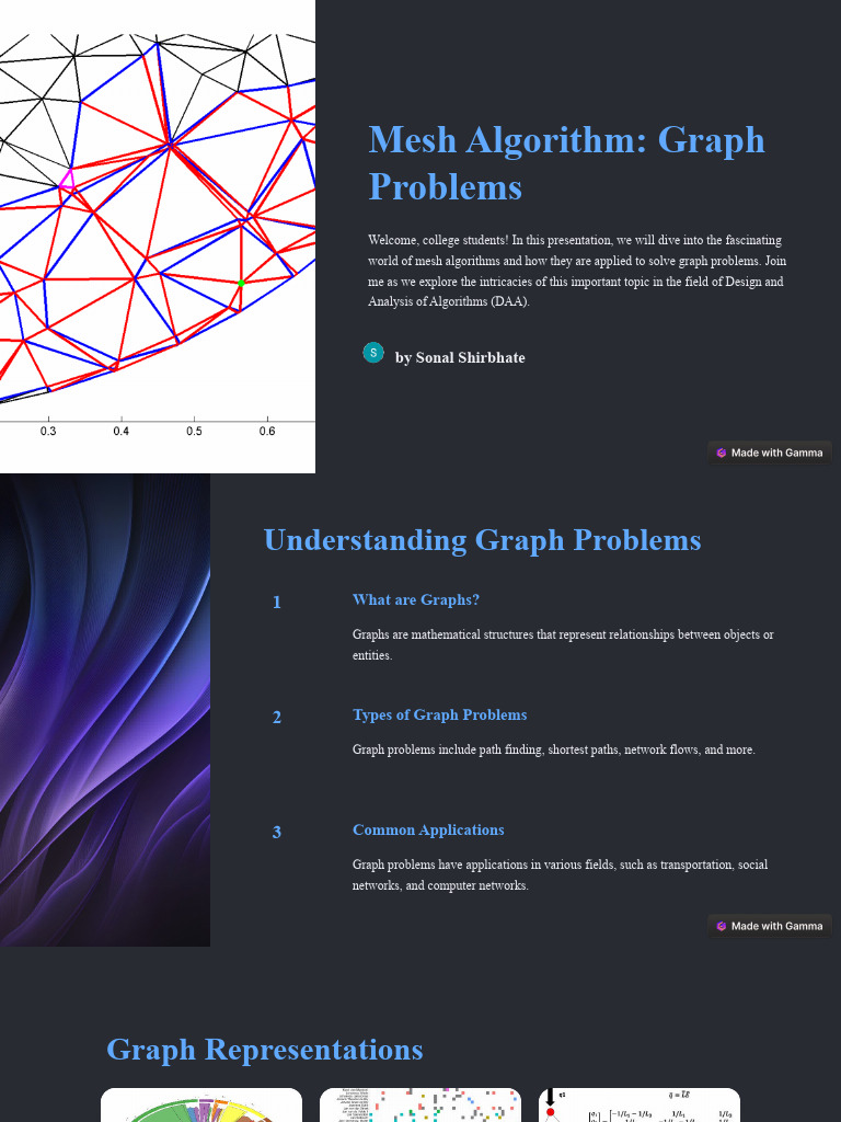 Mesh Algorithms for Graph Problems | PDF | Graph Theory | Matrix ...