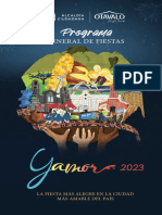 Yamor 2023 - Programa de Fiestas