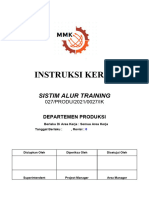 027 - PRODU - 2021 - 0027 - IK - Sistim Alur Training