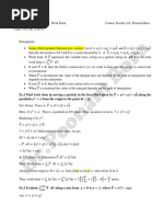 DR - Poonam Bora - Vector Integration - Notes 1 - Work Done