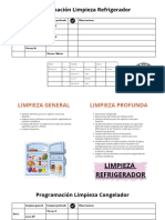 Limpieza Refrigerador