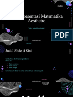 Template PPT Matematika Aesthetic Gratis